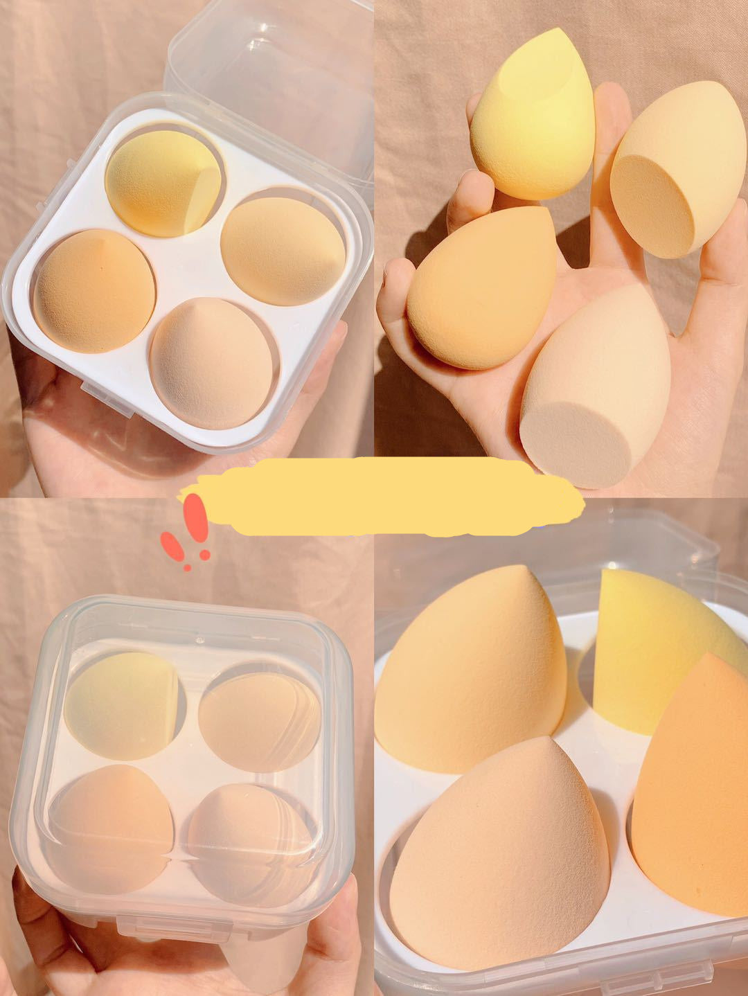 Makeup egg box Makeup egg box